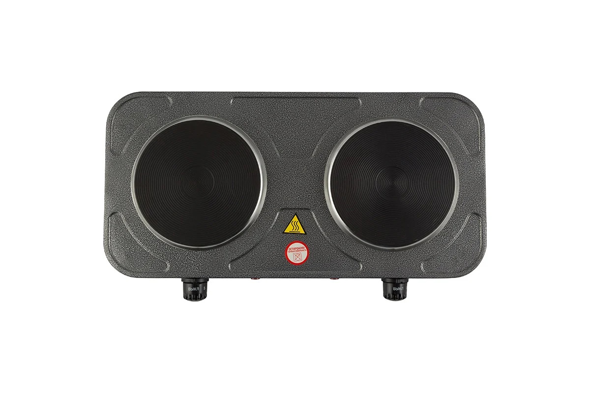 картинка Настольная плитка HOMESTAR HS-1104 (003583) электроплитка двухкомфорочная от магазина Евродом