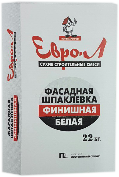 картинка Шпаклевка финиш фасад. ЕВРО-Л (22 кг) г. Белгород от магазина Евродом