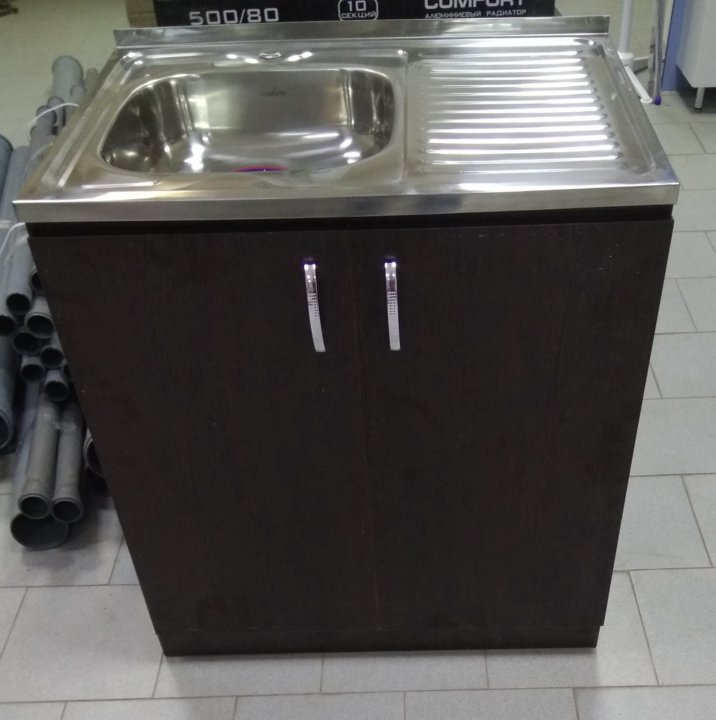 картинка Тумба под мойку 800х500 венге от магазина Евродом