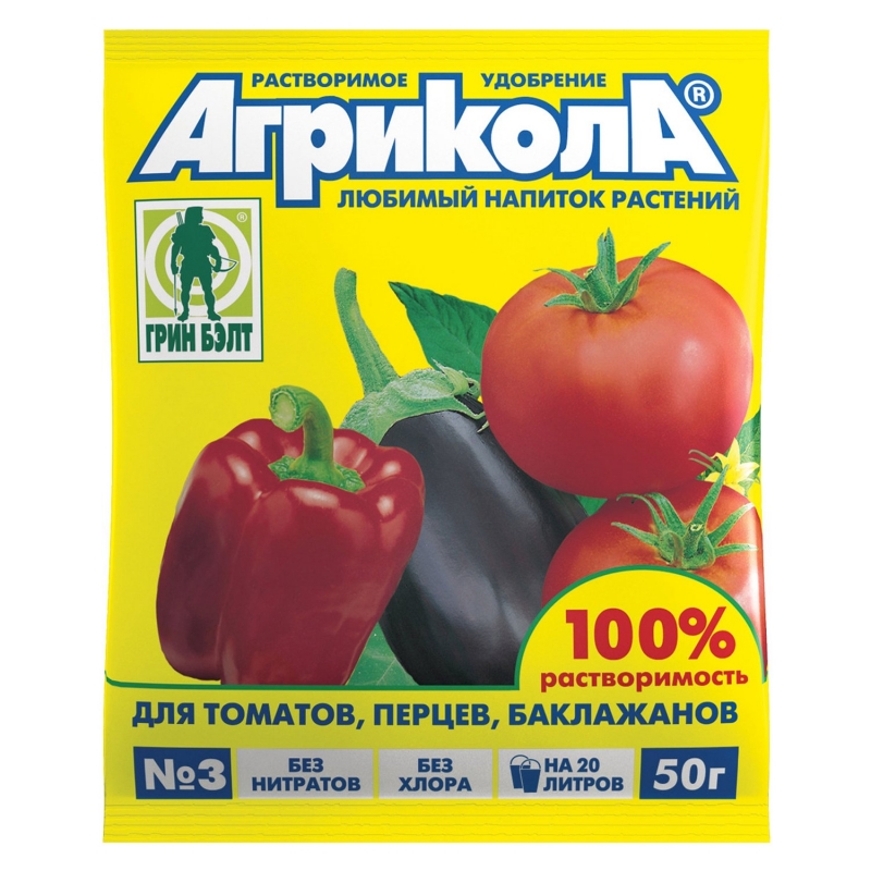 картинка Агрикола-3 для томатов и перцев 50 г 04-007 от магазина Евродом