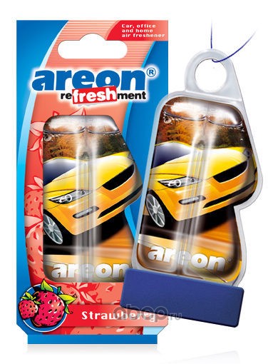 картинка Ароматизатор  AREON гель "REFRESHMENT LIQUID" Клубника PF-08 от магазина Евродом