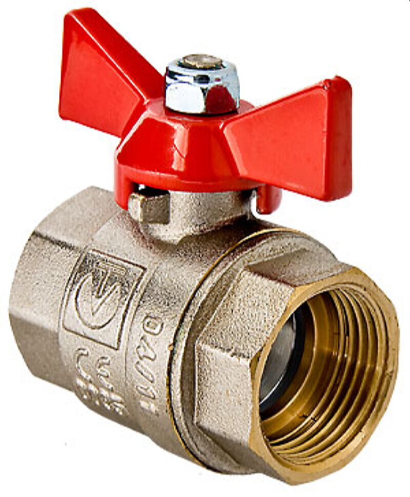картинка Кран шаровый VT 1/2" г/г бабочка  от магазина Евродом