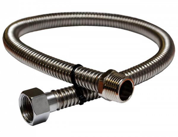 картинка Подводка для газа 1/2 80см г/ш сильфонная от магазина Евродом