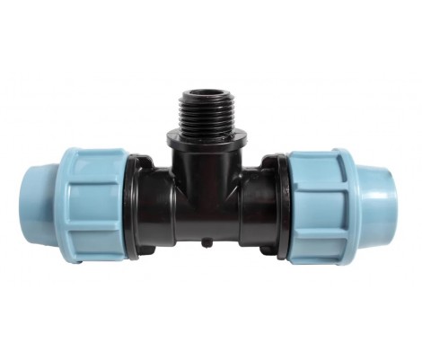 картинка ПЭ Тройник 32х3/4" н х32 ИТАЛ (72/6шт) от магазина Евродом