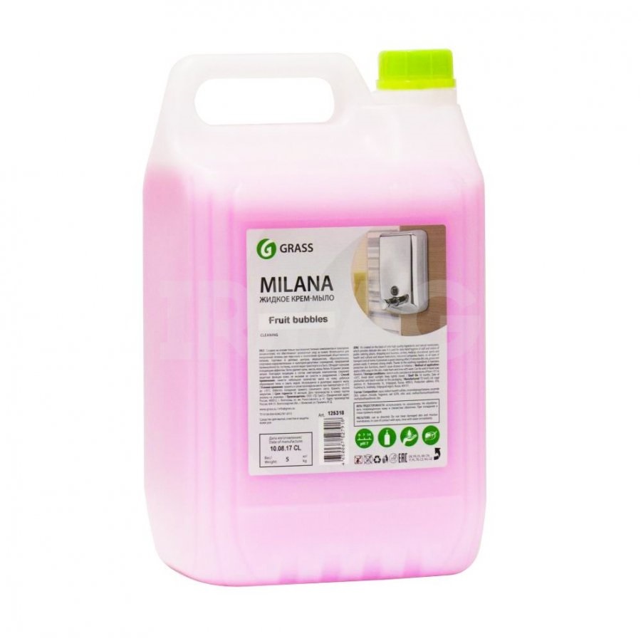 картинка Жидкое крем-мыло "Milana" 5л (Fruit bubbles) от магазина Евродом