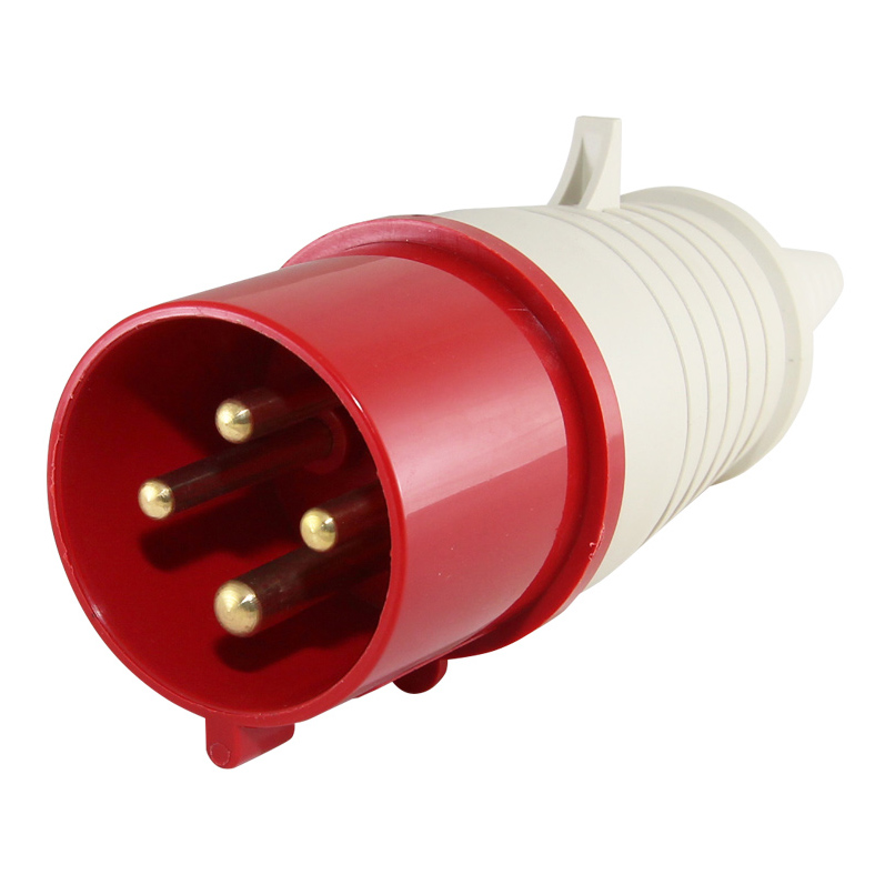 картинка Вилка 014 3р+РЕ 16А 380В IP44 ИЭК от магазина Евродом