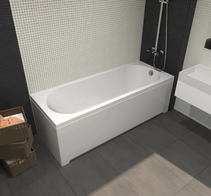 картинка Ванна акриловая Оникс 170х70 + каркас от магазина Евродом