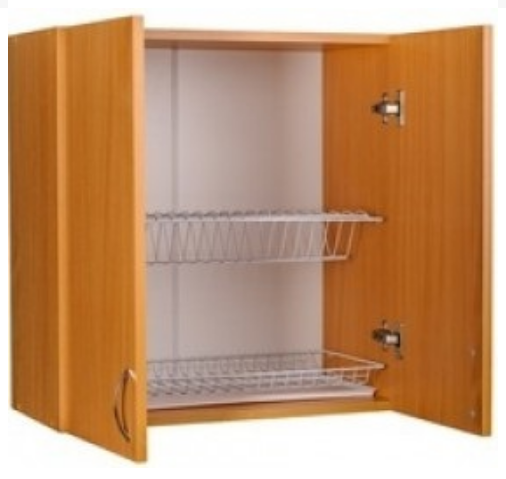 картинка Шкаф навесной кухонный с сушкой 80 ольха от магазина Евродом