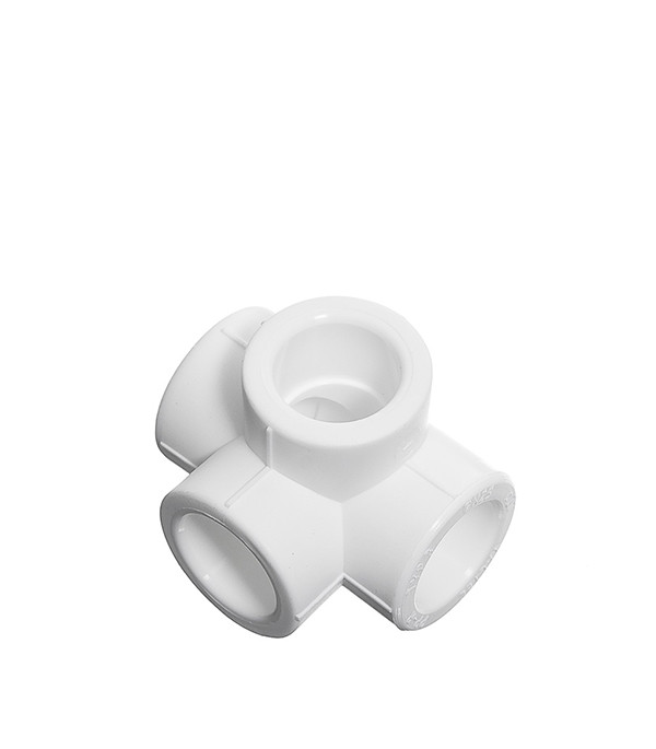 картинка Крестовина двухплоскостная 25 VALTEC Белый от магазина Евродом