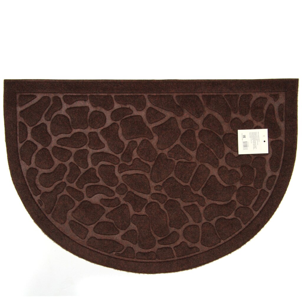 картинка Коврик грязезащитный 40х60 см, полиэстер ПВХ, шоколадный Y4-6811 от магазина Евродом
