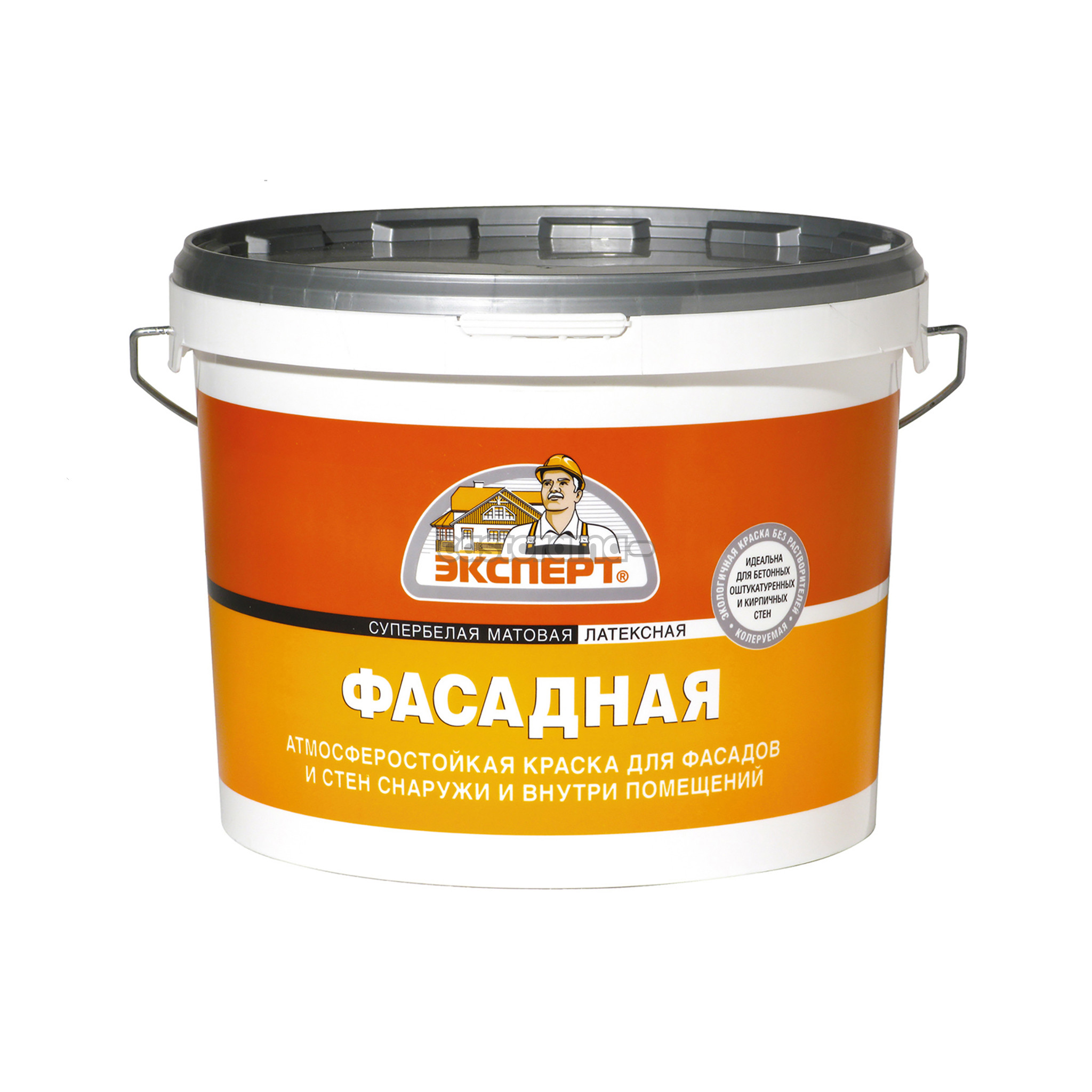 картинка Краска в/д ЭКСПЕРТ фасадная с/б 14кг от магазина Евродом