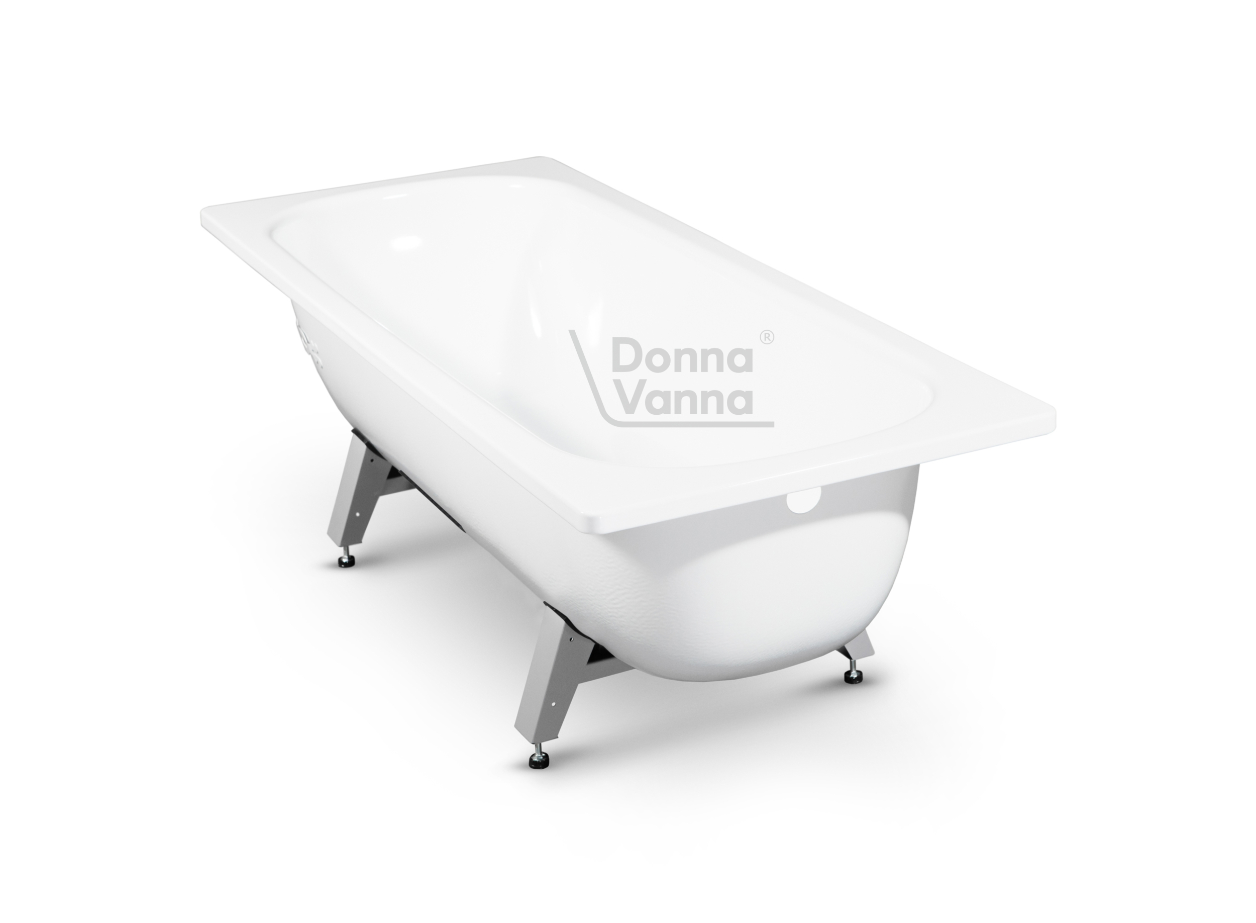 картинка Ванна ст. DonnaVanna 1600х700 Белая орхидея б/арм от магазина Евродом