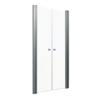 картинка Дверь душевая "Дабл" 100х185 см, хром, прозр. от магазина Евродом