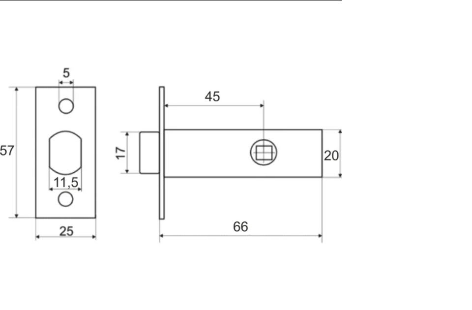 картинка Задвижка VETTORE С-03А 101 МВР (Черный матовый) от магазина Евродом