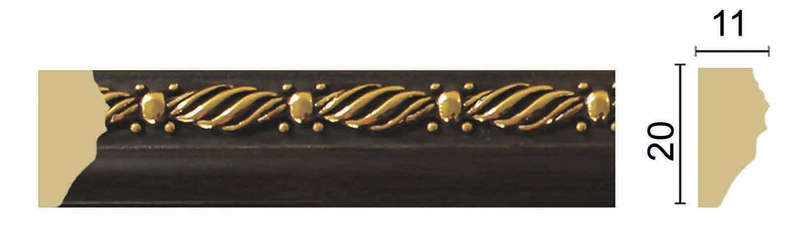 картинка Интерьерный багет 1МБ2-1 Vitart 2,4м от магазина Евродом