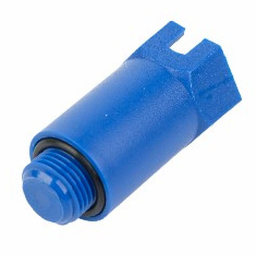 картинка Заглушка длинная 1/2" пластик, синяя (RTP) от магазина Евродом
