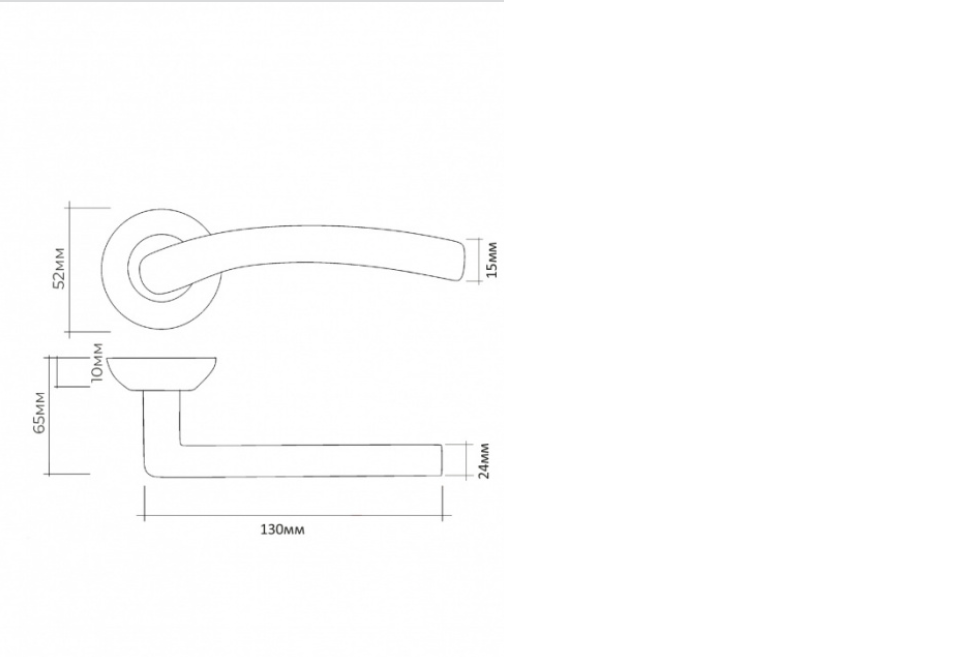 картинка Ручка на раздельном основании BASARA R07.026 AB (Бронза) от магазина Евродом