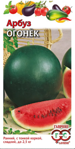 картинка Арбуз Огонек 1 г Г семена от магазина Евродом