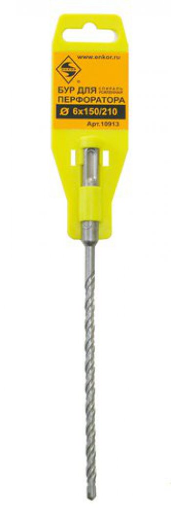 картинка Бур SDS+ ф 6х150/210 усиленный Энкор от магазина Евродом