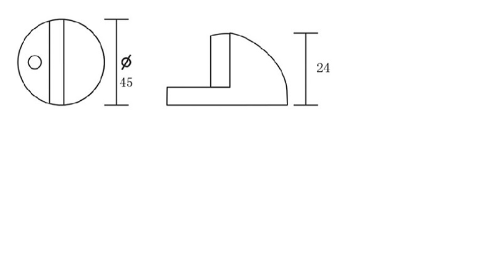 картинка Упор VETTORE 002 МВР (Черный матовый) от магазина Евродом