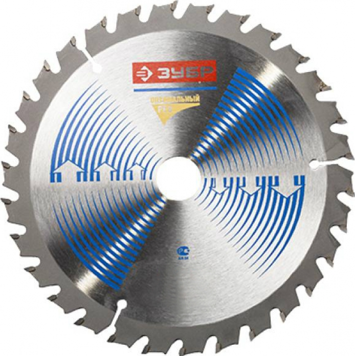 картинка Диск пильный 200х32 мм 36Т по дереву, оптимальный рез, ЗУБР (36903-200-32-36) от магазина Евродом