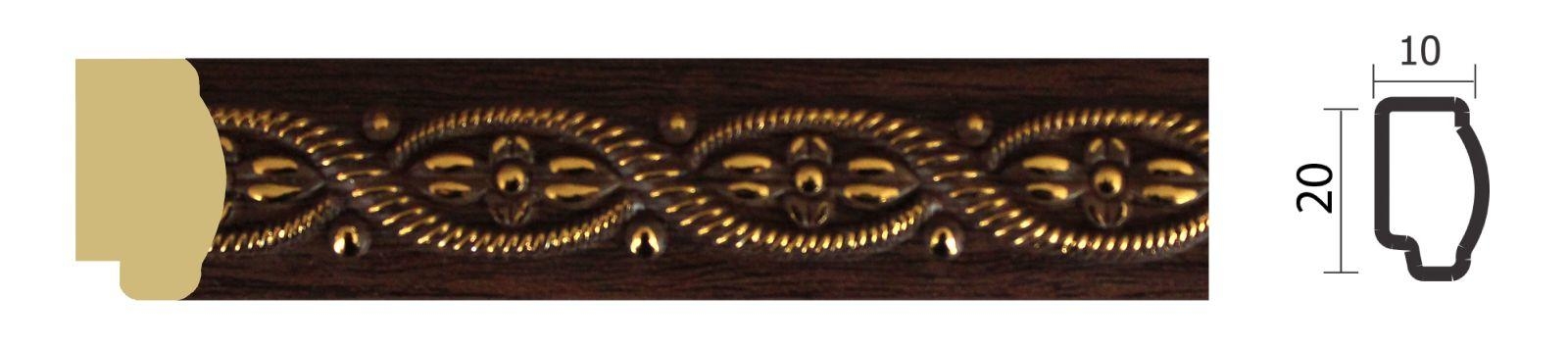 картинка Интерьерный багет 1М2-1 Vitart 2.4м от магазина Евродом