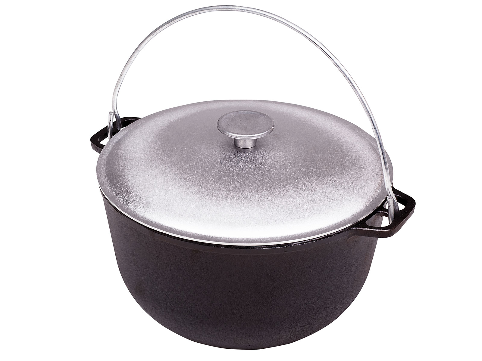 картинка Казан чугунный походный 12,0 л от магазина Евродом