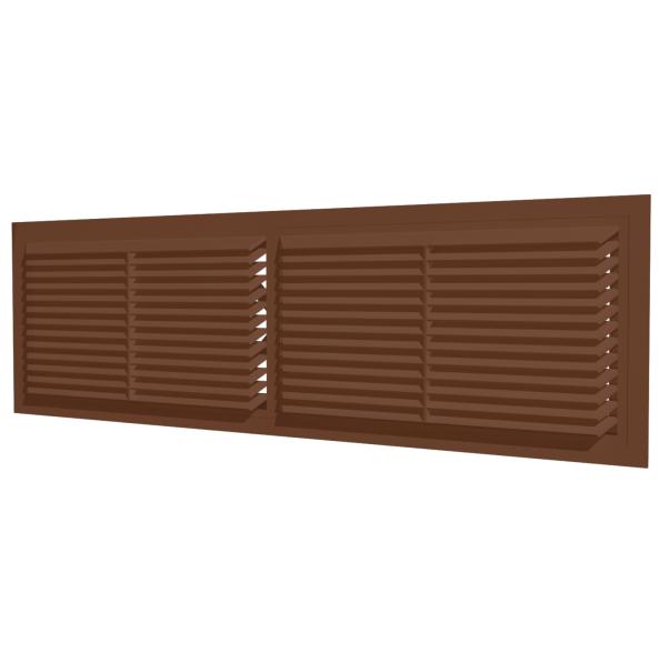 картинка Решетка радиаторная коричневая 4513РП от магазина Евродом