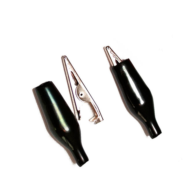 картинка Зажим "крокодил" 46мм, приборный черный от магазина Евродом