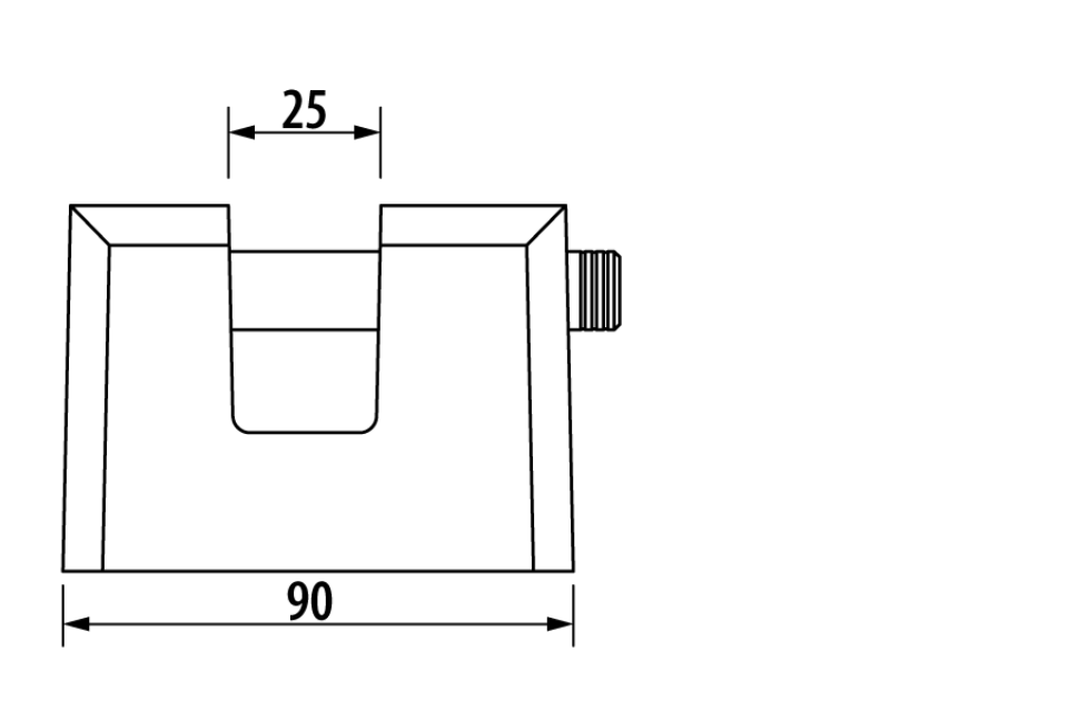 картинка Замок висячий ВС2-3 А г. Чебоксары от магазина Евродом
