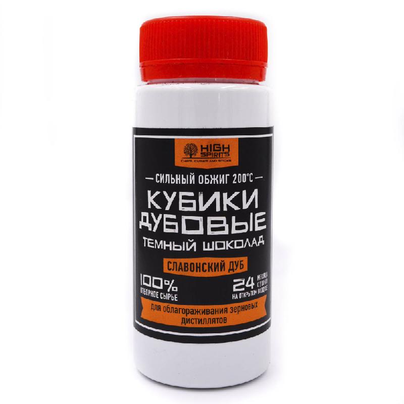 картинка Кубики дубовые Славонские, Темный шоколад, (сильный обжиг). Фасовка: 40 гр от магазина Евродом