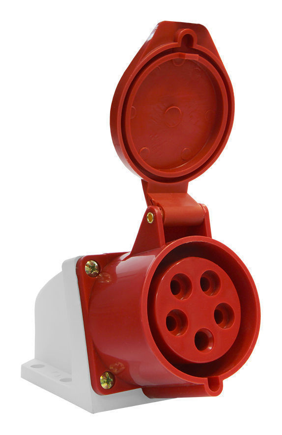 картинка Розетка 125 стационарная ЗР+РЕ+N 32А 380В IP44 TDM от магазина Евродом