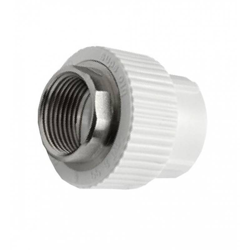 картинка Муфта комб. внутр.р. Ø40х1 1/2" PRO AQUA Белый от магазина Евродом