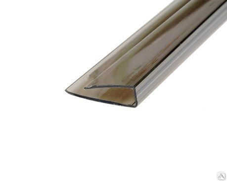 картинка Профиль торцевой UP 10мм 2,1м  бронза от магазина Евродом