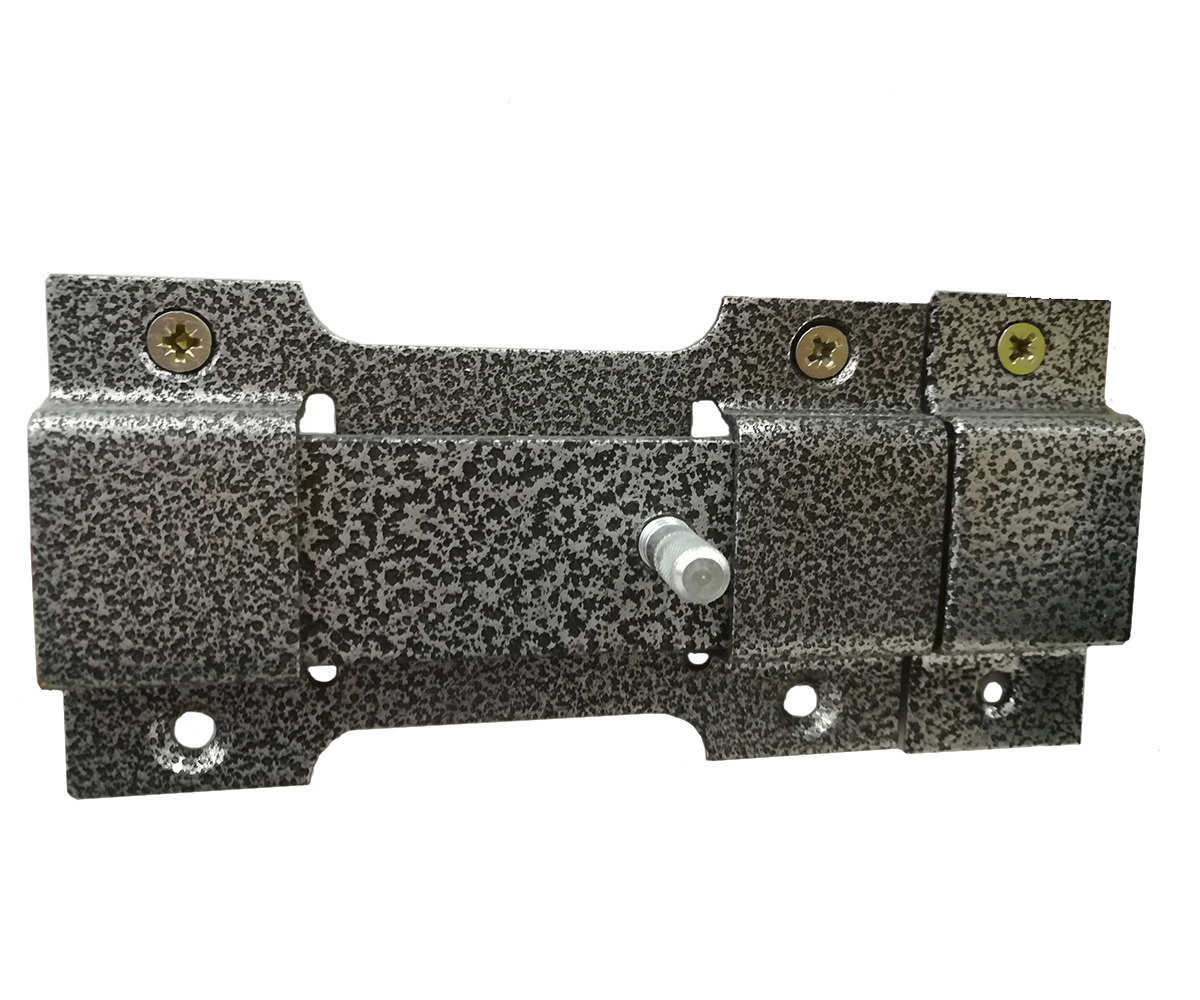 картинка Засов накладной серый "Делга" от магазина Евродом