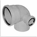 картинка Угол с отводом 110/50/90 правый Политрон от магазина Евродом