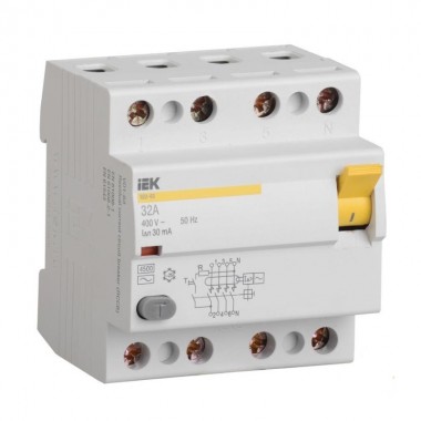 картинка УЗО ВД1-63 4Р 32А 30мА ИЭК от магазина Евродом
