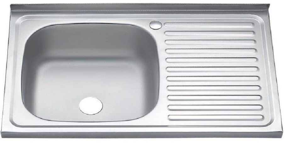 картинка Мойка 80х60 (0,4 мм) левая Эконом от магазина Евродом