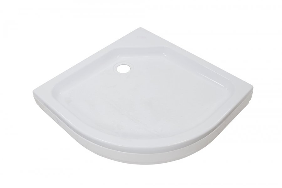 картинка Поддон для душевой кабины низкий полукруг 80х80 ПД22 от магазина Евродом