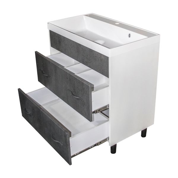 картинка Тумба Сура-80 + Умывальник МАРГО-80 (MIXLINE) от магазина Евродом