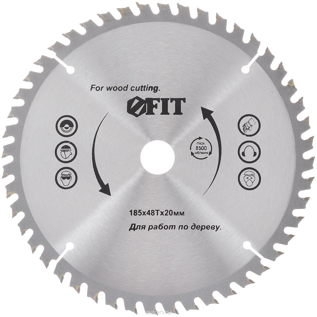 картинка Диск пильный 185х20 мм z40 дерево FIT от магазина Евродом
