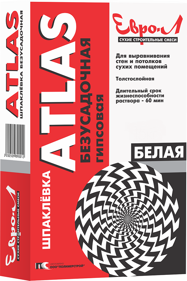 картинка Шпаклевка гипс. безусад. ЕВРО-Л (5 кг) г. Белгород от магазина Евродом
