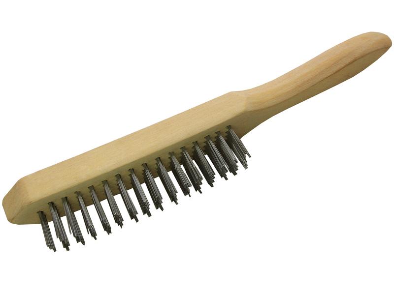 картинка Корщетка с деревянной ручкой 5-ти рядная от магазина Евродом