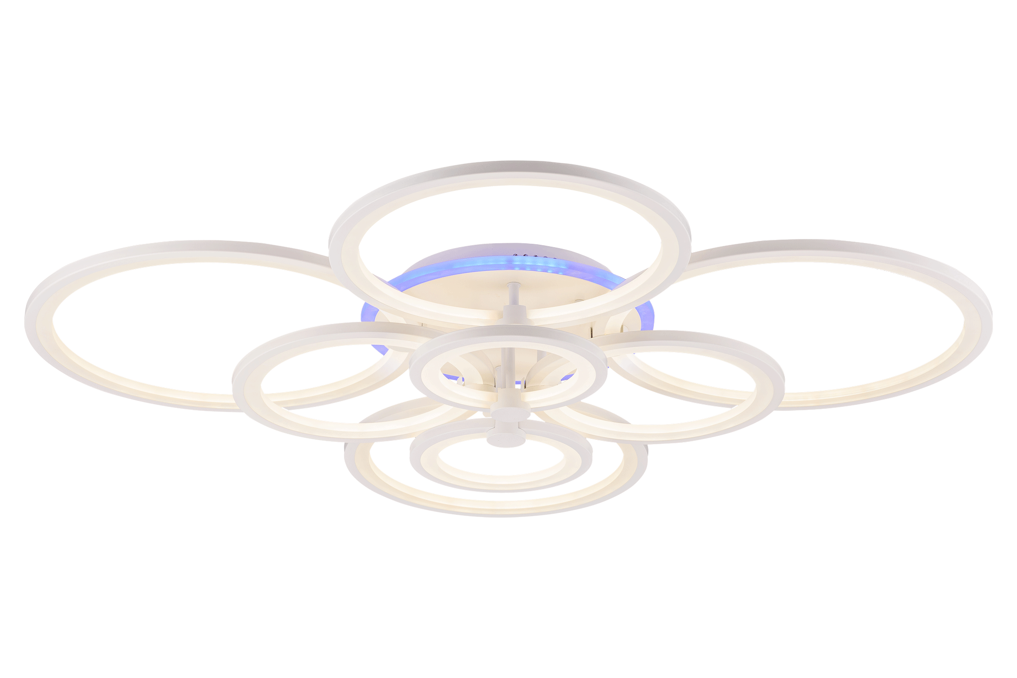 картинка 3010/8 WT/RGB Светильник потолочный от магазина Евродом