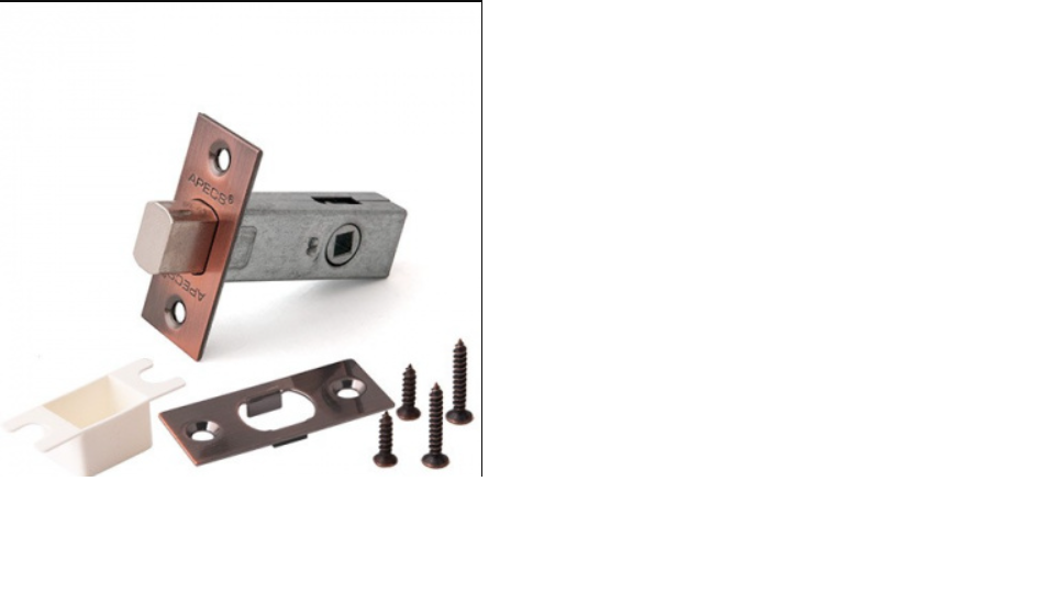 картинка Задвижка дверная Apecs L-0126-AC от магазина Евродом