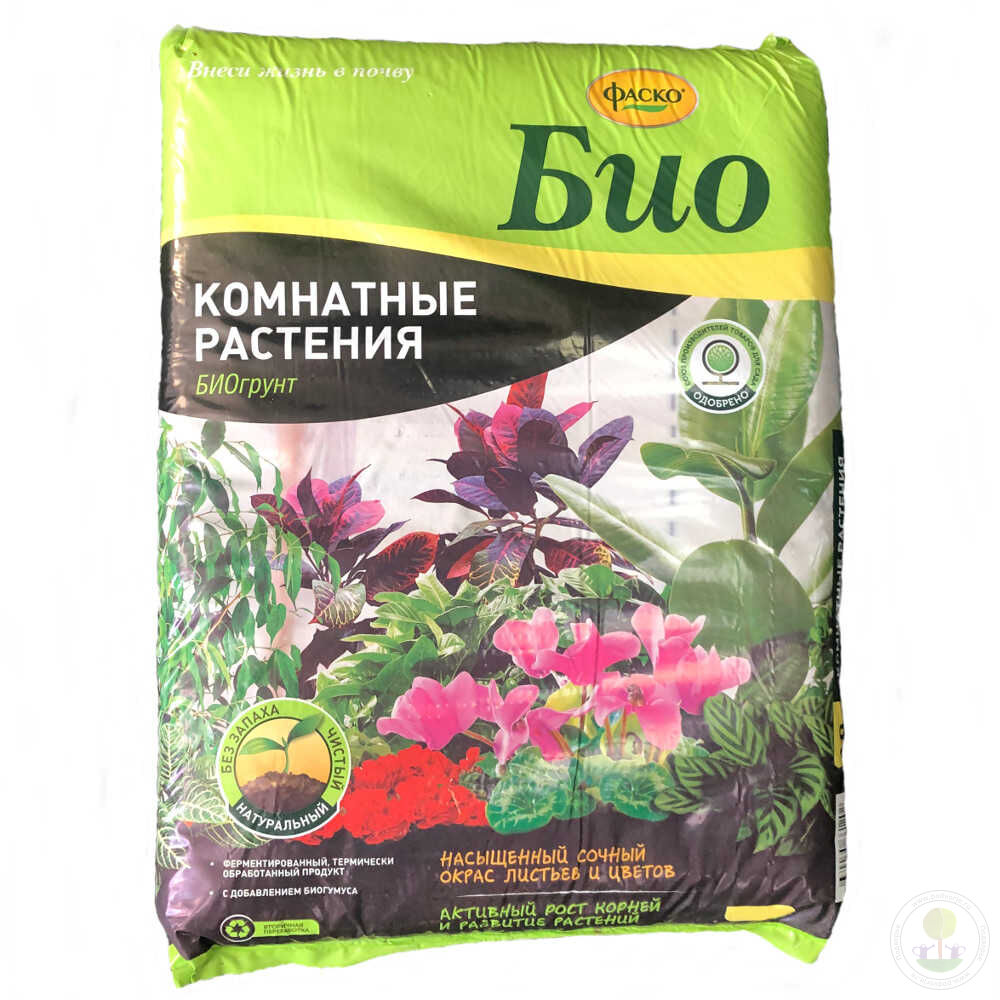 картинка Грунт для комнатных растений Био 10л Фаско от магазина Евродом