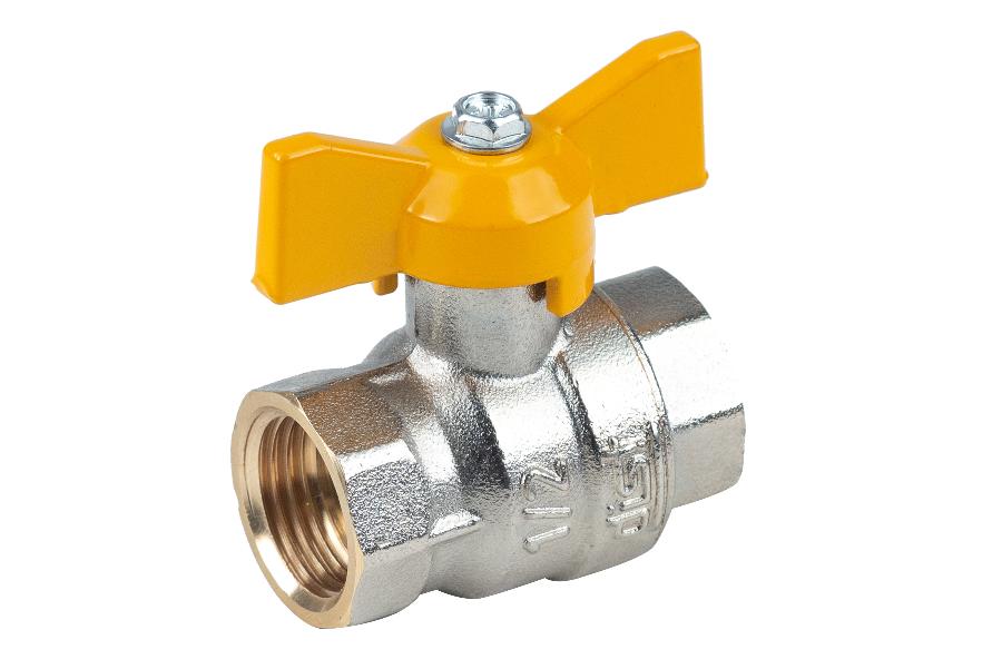 картинка Кран шаровый газовый Галлоп 25 ручка г/г (Стандарт 220) от магазина Евродом