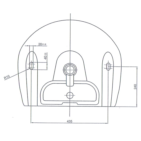 картинка Умывальник Оптима-56 с переливом с отверстием белый (Л) от магазина Евродом