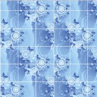 картинка Панель рустованная Фантазия василек (2,44х1,22м 3,2мм) от магазина Евродом