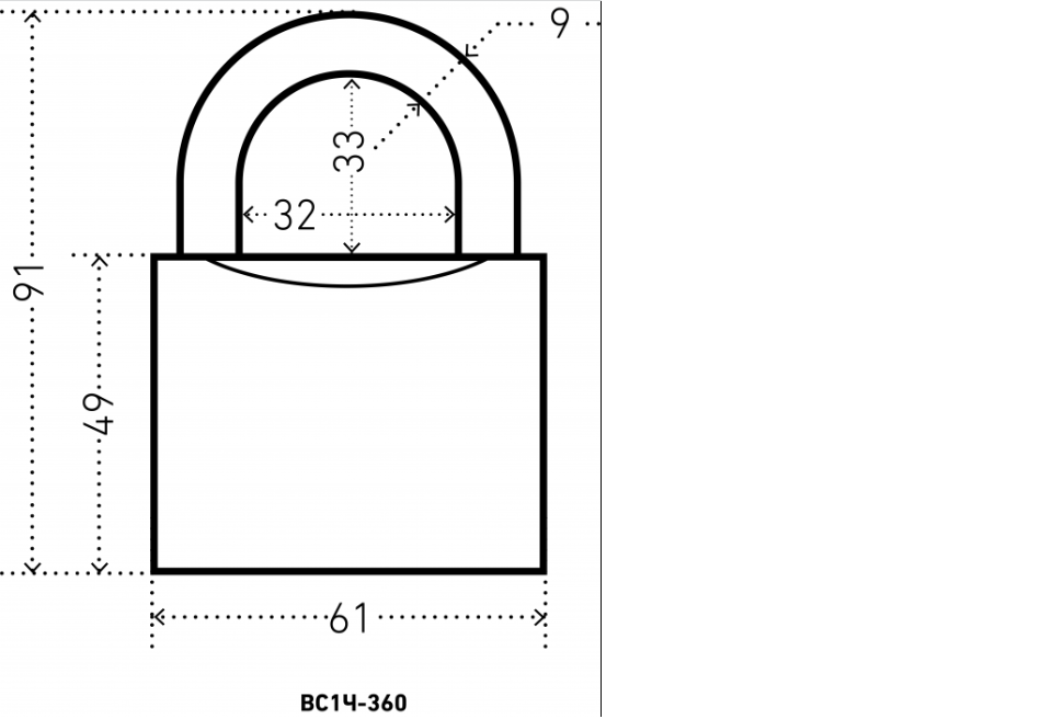 картинка Замок Аллюр HG-360 С полимер 5 кл. (48/6) от магазина Евродом